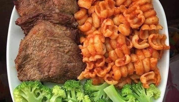 Grilled Beef, Pasta & Broccoli