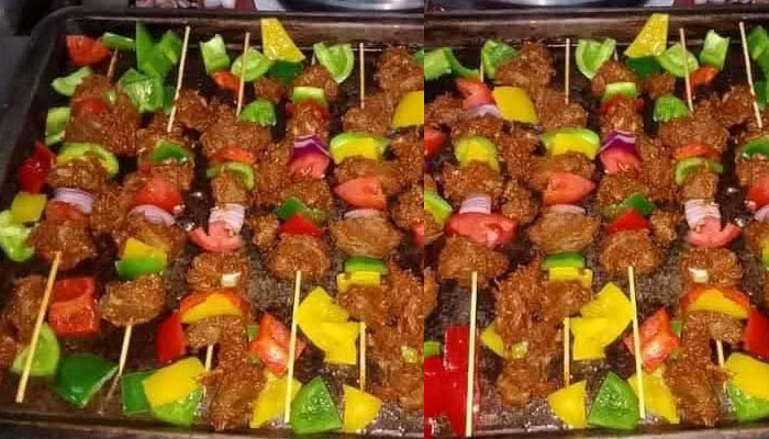 Meat and Veggie Skewers