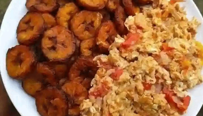 Plantain and Egg Sauce