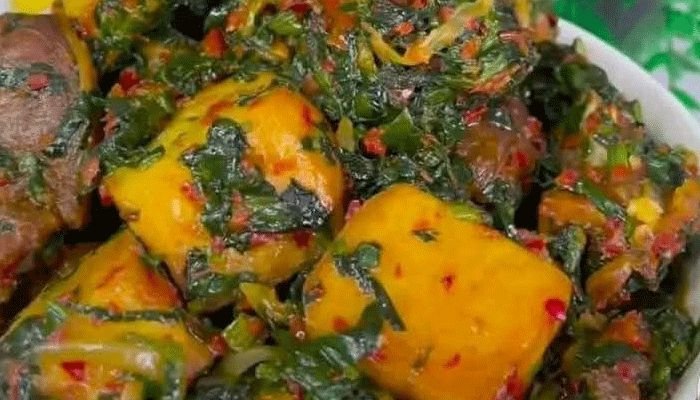 Peppered Vegetable Porridge Yam