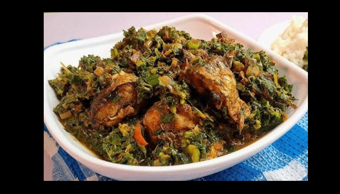 Vegetable Titus, Kote Fish (Horse)/Croacker Fish Sauce