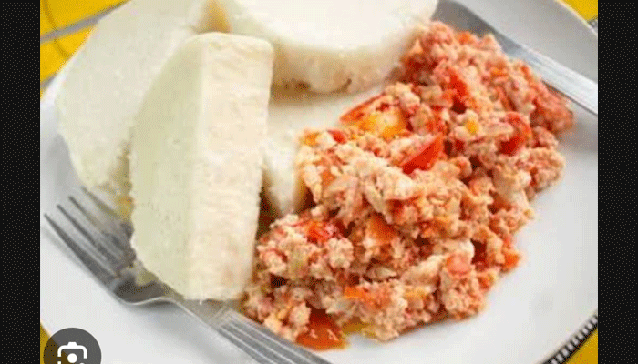 Yam and Egg Sauce